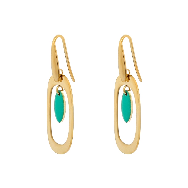 ORECCHINI PENDENTI SMALTATI - WF24624A97