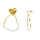 ORECCHINI PENDENTI A CUORE CON STRASS - YC24108B663 ORECCHINI PENDENTI A CUORE CON STRASS - YC24108B663