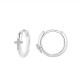 ORECCHINI A CERCHIO CON CROCE IN STRASS - YC2440B649