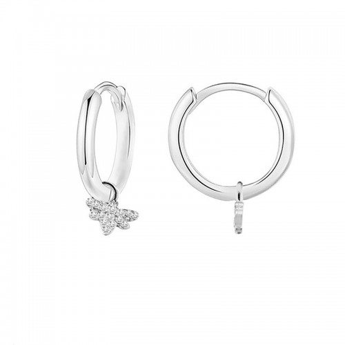 ORECCHINI A CERCHIO CON PENDENTE APE IN STRASS - YC2452B668