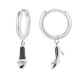 ORECCHINI A CERCHIO CON PENDENTE TACCHI ALTI - YC2452B949 ORECCHINI A CERCHIO CON PENDENTE TACCHI ALTI - YC2452B949