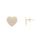 ORECCHINI A BOTTONE CUORE ZIRCONATO - YC2480B636 ORECCHINI A BOTTONE CUORE ZIRCONATO - YC2480B636