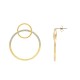 ORECCHINI PENDENTI A DOPPIO CERCHIO CON STRASS - YC2496B665