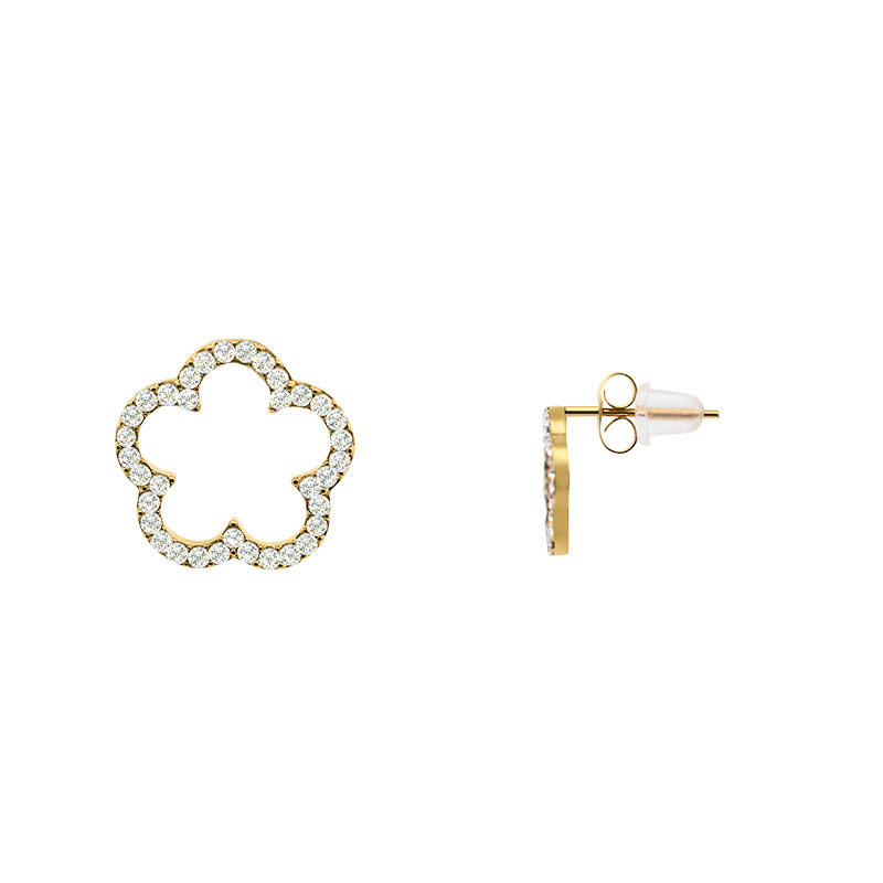 ORECCHINI A PERNO IN STRASS DI VARIE FORME - YC25624B ORECCHINI A PERNO IN STRASS DI VARIE FORME - YC25624B