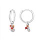 ORECCHINI A CERCHIO CON CONCHIGLIA E PERLINE - YC2564B155