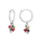 ORECCHINI A CERCHIO CON FRAGOLA E PERLINE - YC2564B158