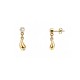 ORECCHINI PICCOLI CON PUNTO LUCE E PENDENTE A GOCCIA - YC2644C919