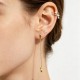 ORECCHINI PENDENTI A GOCCIA CON CATENELLA E ZIRCONI - YC2656C920