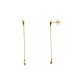 ORECCHINI PENDENTI A GOCCIA CON CATENELLA E ZIRCONI - YC2656C920