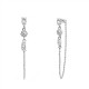 ORECCHINI PENDENTI CON CATENELLA E ZIRCONI MULTIFORMA COLORATI - YC2660C892