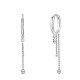ORECCHINI MAGLIA MARINA A CERCHIO CON TRE PENDENTI - YC2668C976