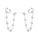 ORECCHINI A CATENA CON EAR CUFF E PUNTI LUCE - YC2672C885