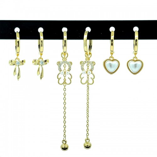 SET 6 ORECCHINI A CERCHIO - YK23122E759