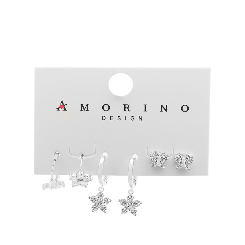 SET 6 ORECCHINI CON ZIRCONE - YK24118B768