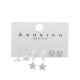 SET 6 ORECCHINI CON ZIRCONE - YK24118B768