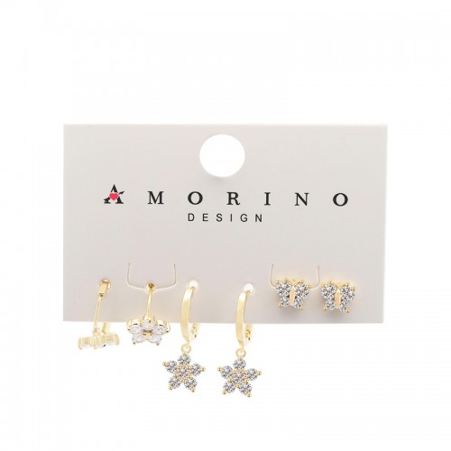 SET 6 ORECCHINI CON ZIRCONE - YK24118B768