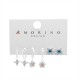 SET 6 ORECCHINI CON ZIRCONE - YK241248B764