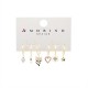 SET 6 ORECCHINI DIVERSI CON ZIRCONI - YK25120C154