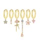 SET 6 ORECCHINI DIVERSI CON CIONDOLI - YK26132C850