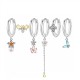 SET 6 ORECCHINI DIVERSI A TEMA GIARDINO - YK26132C855