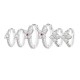 SET 6 ORECCHINI A CERCHIO CON ZIRCONI - YK26132C861