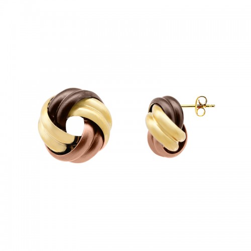 ORECCHINI SMALTATI A NODO - YNK24784B818