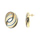 ORECCHINI CURVI INTRECCIATI SMALTATI - YNK2496B820 ORECCHINI CURVI INTRECCIATI SMALTATI - YNK2496B820