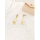 ORECCHINI PENDENTI CON PETALI BIANCHI - YY2564C135 ORECCHINI PENDENTI CON PETALI BIANCHI - YY2564C135