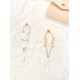 ORECCHINI PENDENTI TENNIS CON PETALI BIANCHI - YY2564C137 ORECCHINI PENDENTI TENNIS CON PETALI BIANCHI - YY2564C137