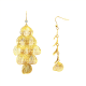 ORECCHINI PENDENTI CON FOGLIE A CASCATA - YY2564C143 ORECCHINI PENDENTI CON FOGLIE A CASCATA - YY2564C143