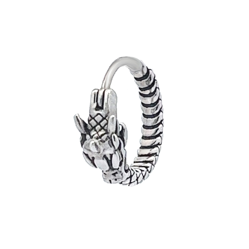 ORECCHINO CERCHIO DRAGO - JJ2328E869 ORECCHINO CERCHIO DRAGO - JJ2328E869