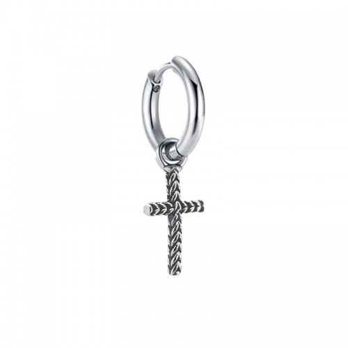 ORECCHINO CERCHIO A CROCE PENDENTE - JJ2424A318