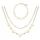 PARURE CUORE & ZIRCONIA & DOPPIO FILO - JN219188D2/C22
