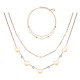 PARURE CUORE & ZIRCONIA & DOPPIO FILO - JN219188D2/C22