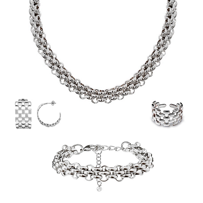 PARURE MAGLIA PANTHERE - JN25124C27/C28/C667/C666