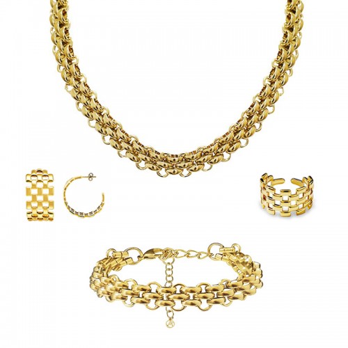 PARURE MAGLIA PANTHERE - JN25124C27/C28/C667/C666