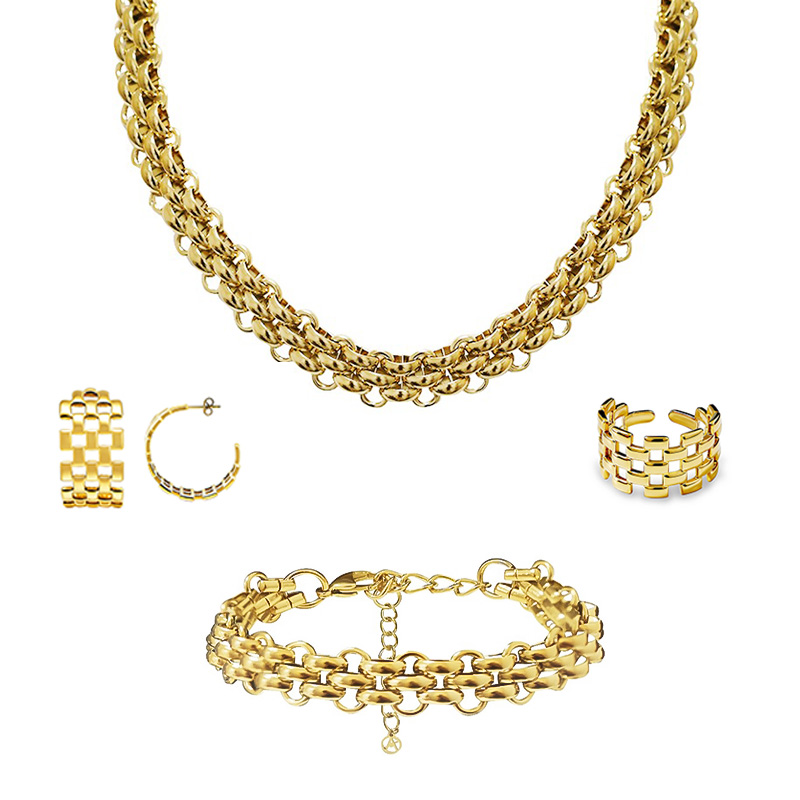 PARURE MAGLIA PANTHERE - JN25124C27/C28/C667/C666