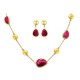 PARURE RESINA COLORATA A FORMA ORGANICA - MY251336C259/C258