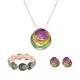 PARURE ROTONDO SMALTATO A TRE STRATI - SW1882736B87/F99/E840