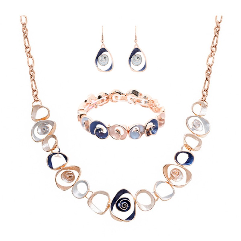 PARURE SPIRALE SMALTATA - SW24100A151/A825/A152