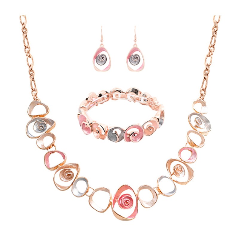 PARURE SPIRALE SMALTATA - SW24100A151/A825/A152