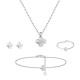 PARURE SEMPLICE QUADRIFOGLIO - YC25384B363/B364/B365/B366