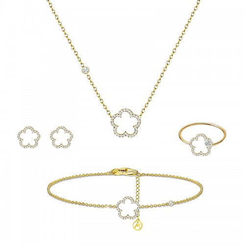 PARURE FIORE CON STRASS - YC2564B226/B227/B228/B229