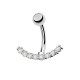 PIERCING BANANA ZIRCONIA A FORMA SMILE - JQ1000B100 PIERCING BANANA ZIRCONIA A FORMA SMILE - JQ1000B100