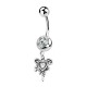 PIERCING BANANA IN ZIRCONIA CON PENDENTE A CUORE - JQ1000B105 PIERCING BANANA IN ZIRCONIA CON PENDENTE A CUORE - JQ1000B105
