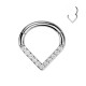PIERCING CERCHIO CLICKER A FORMA GOCCIA CON ZIRCONIA - JQ1000C118 PIERCING CERCHIO CLICKER A FORMA GOCCIA CON ZIRCONIA - JQ1000C118