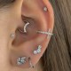 PIERCING CERCHIO CLICKER A CROCE - JQ1120C123/JQ1200C123