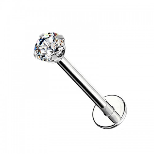 PIERCING LABRET CON ZIRCONIA PUNTO LUCE - JQ280L001/JQ320L001