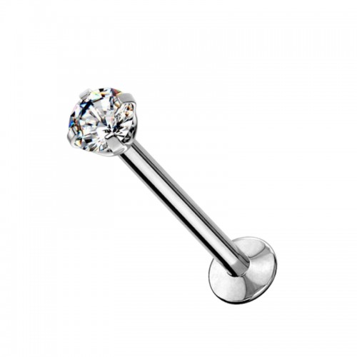 PIERCING LABRET CON ZIRCONIA PUNTO LUCE - JQ280L001