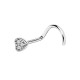 PIERCING NASO A VITE CON CUORE - JQ480N136